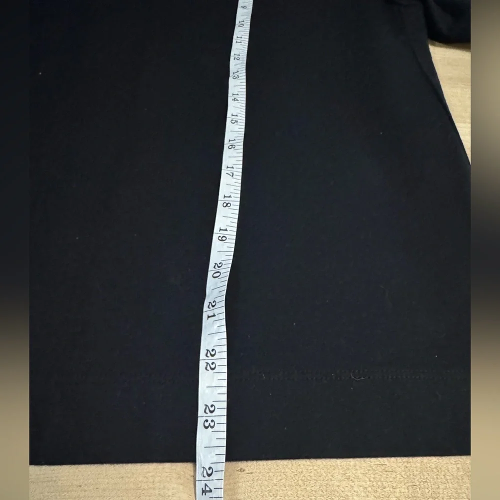 Stateside Anthropologie oversized long sleeve pocket T shirt in black